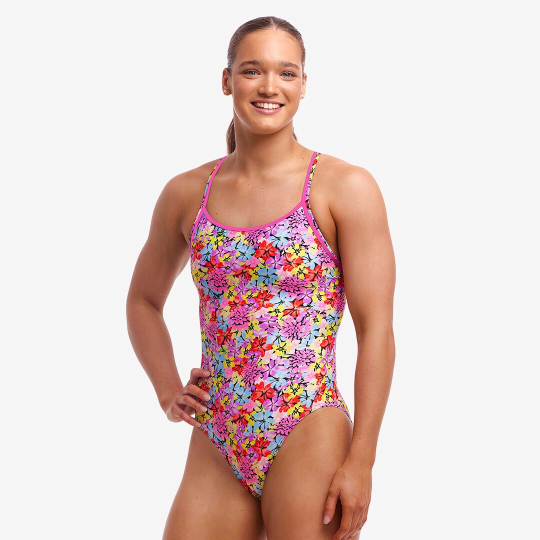 Summer Nights Ladies Diamond Back One Piece