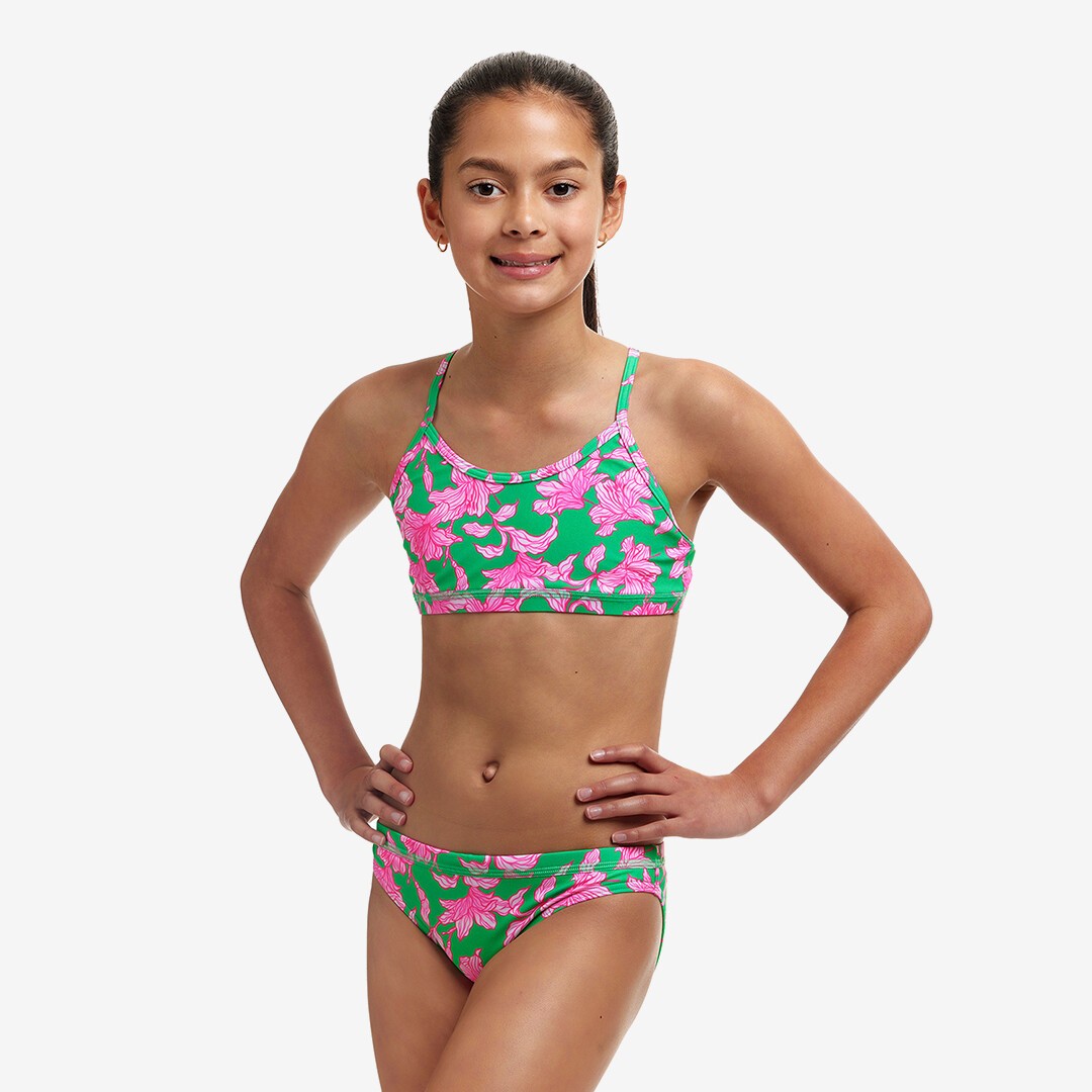 Blossom Fly Girl's Racerback Two Piece