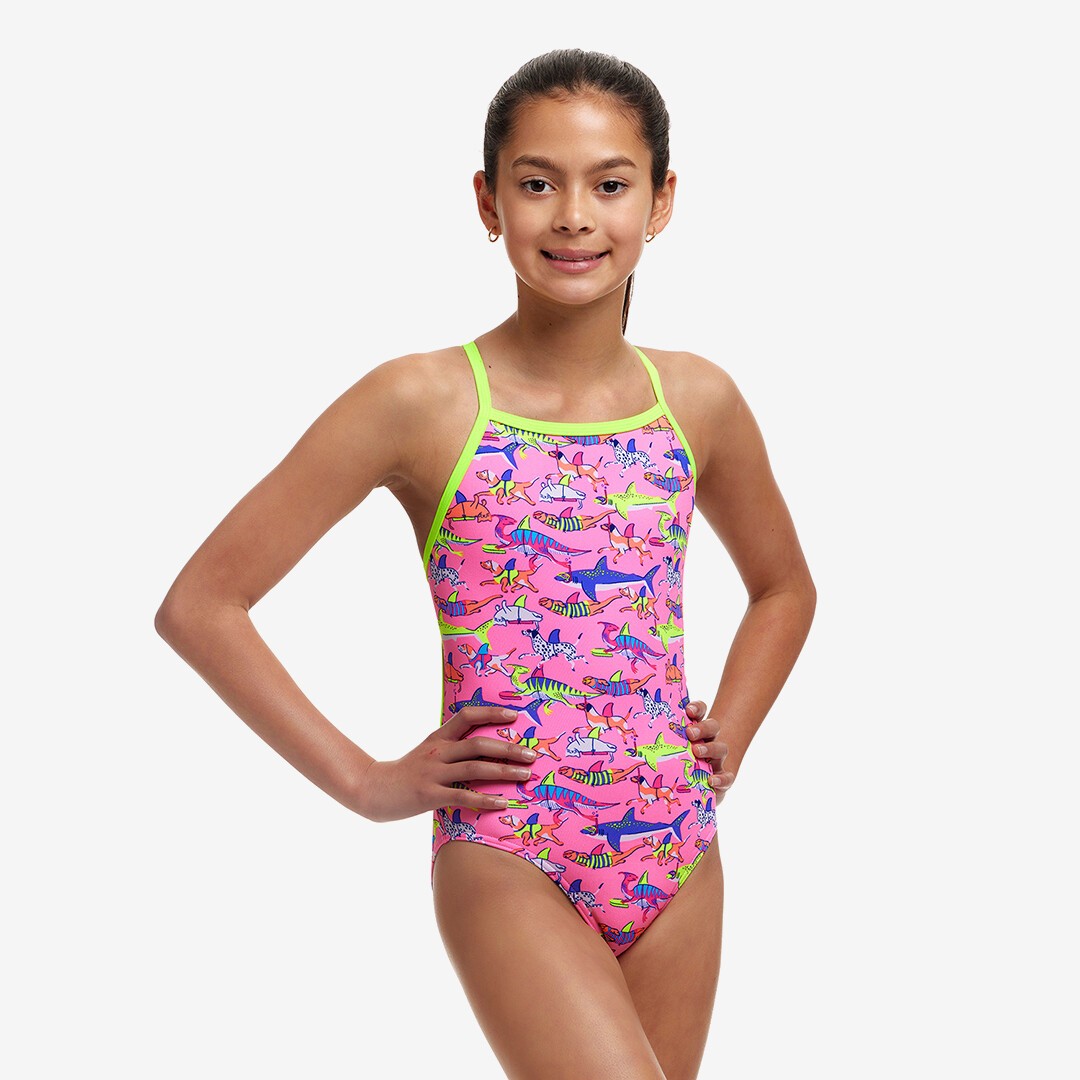 Learner Lane Girl's Tie Me Tight One Piece