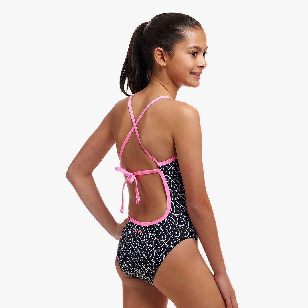 Summer Fish Girl's Tie Me Tight One Piece