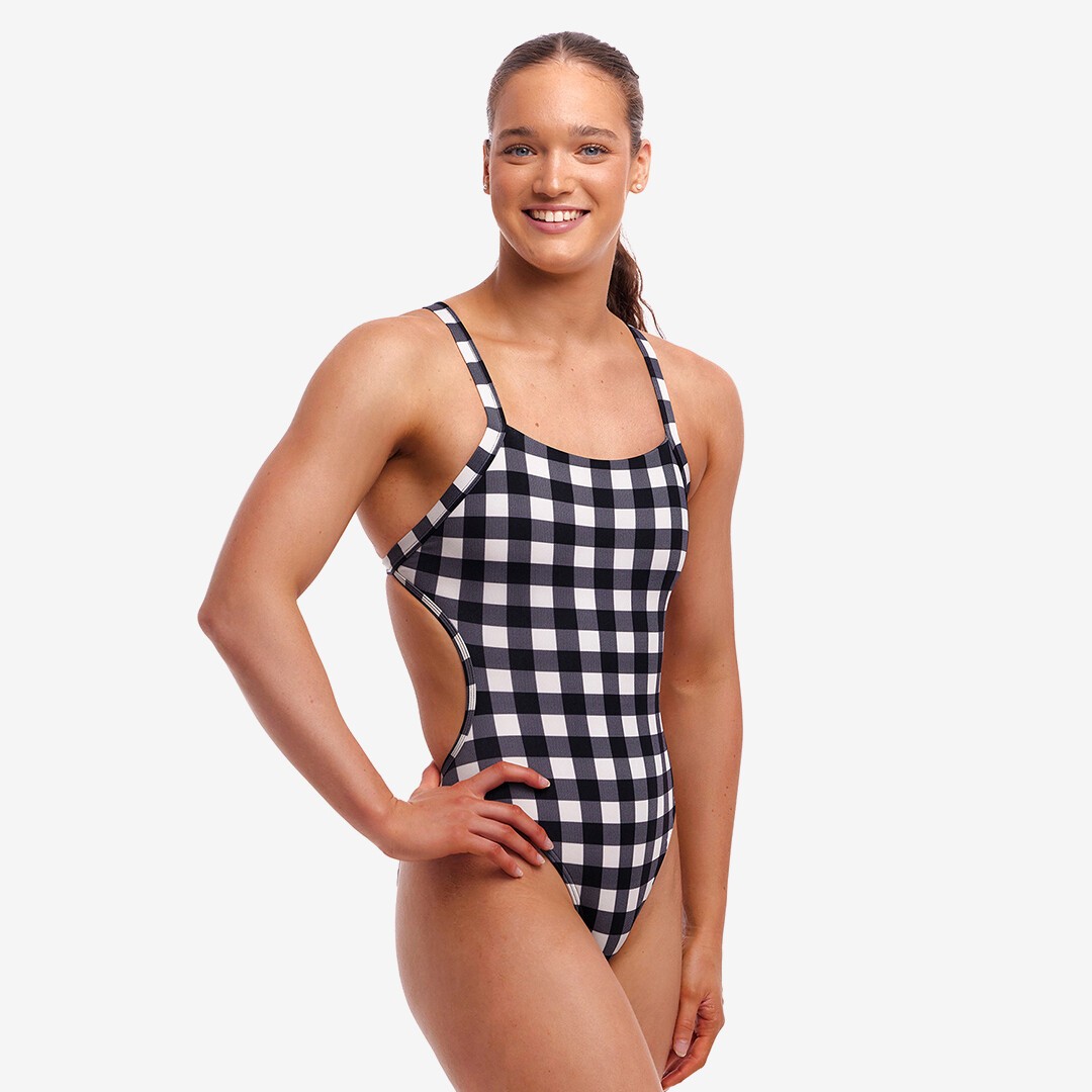 Check Deck Ladies Brace Free One Piece