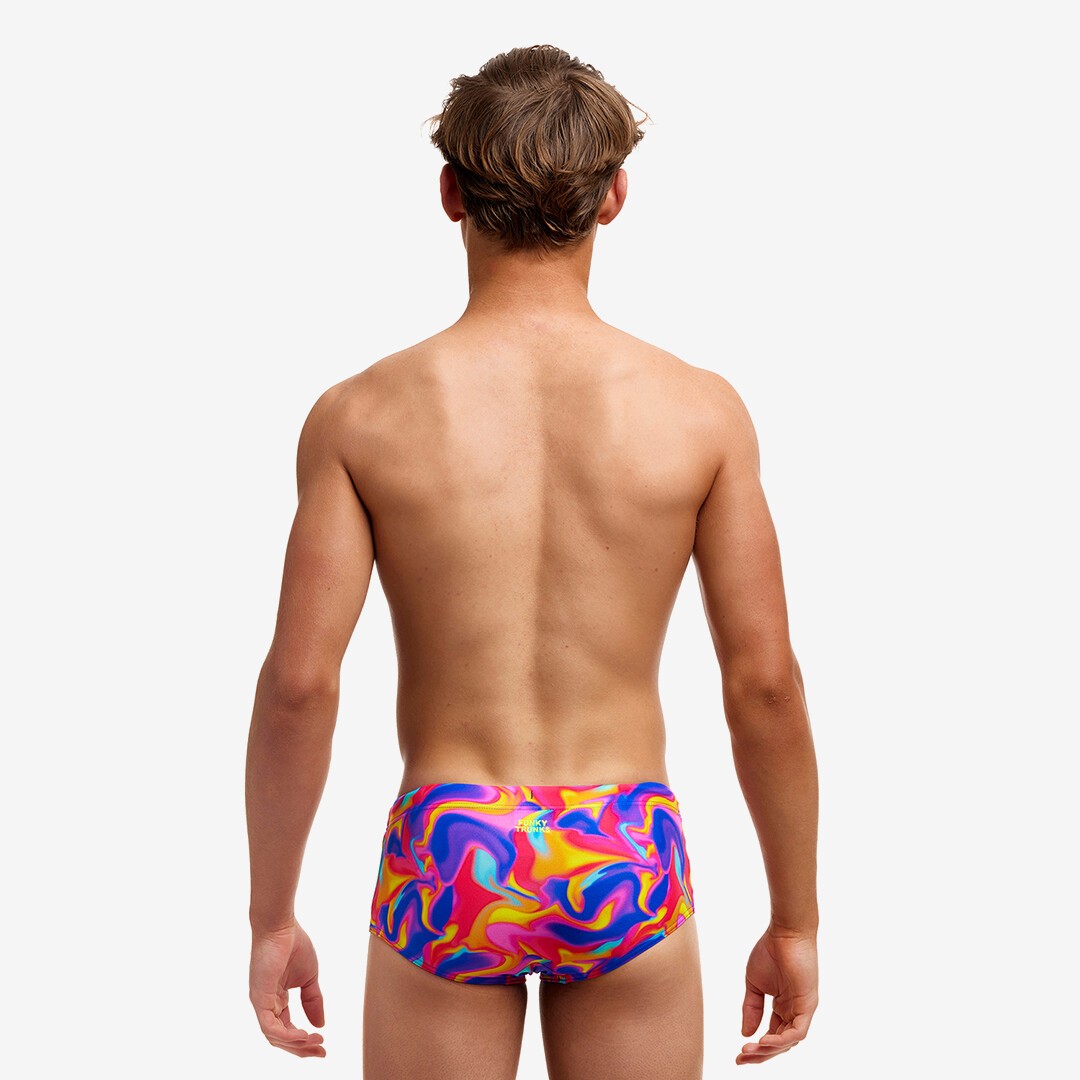 Summer Swirl Boy's Sidewinder Trunks