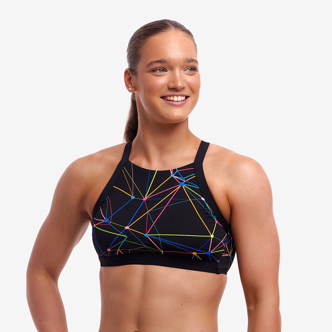 Star Sign Ladies Hi Light Swim Top