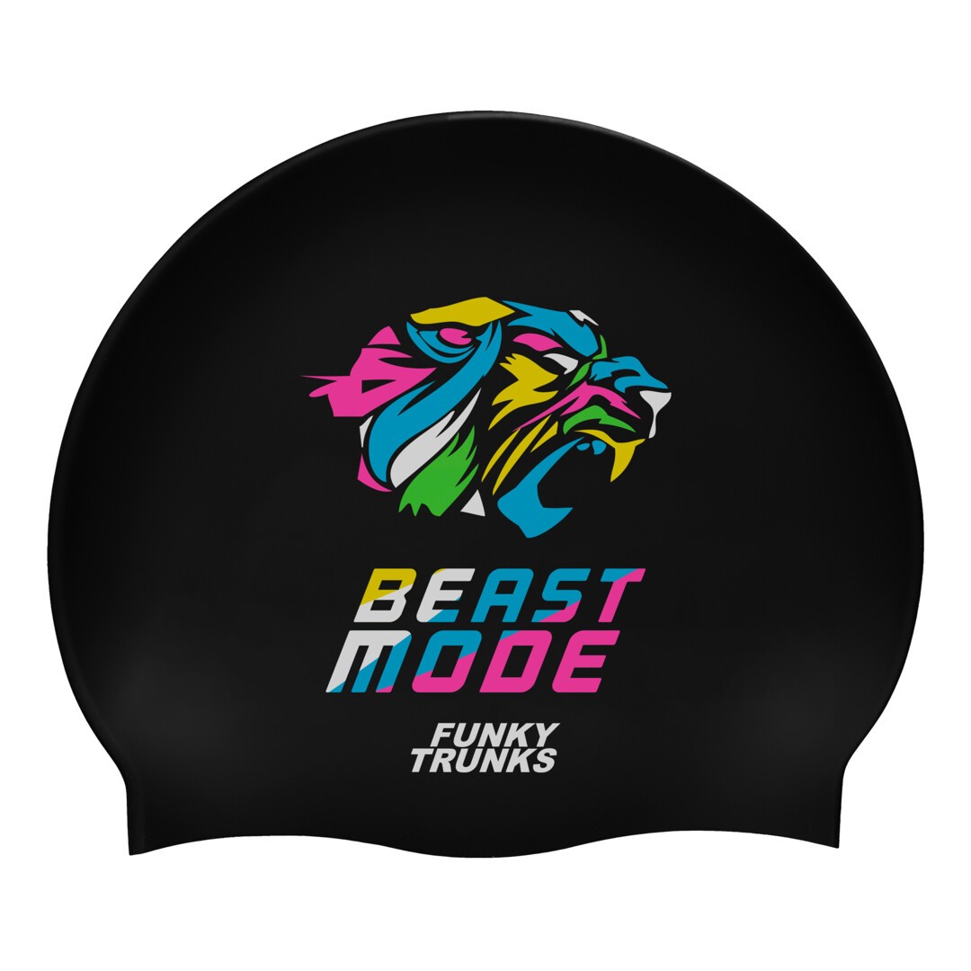 Beast Mode  Silicone Swimming Cap