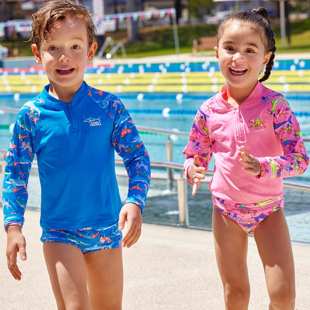 Fin Swimming Toddler Boy's Zippy Rash Vest