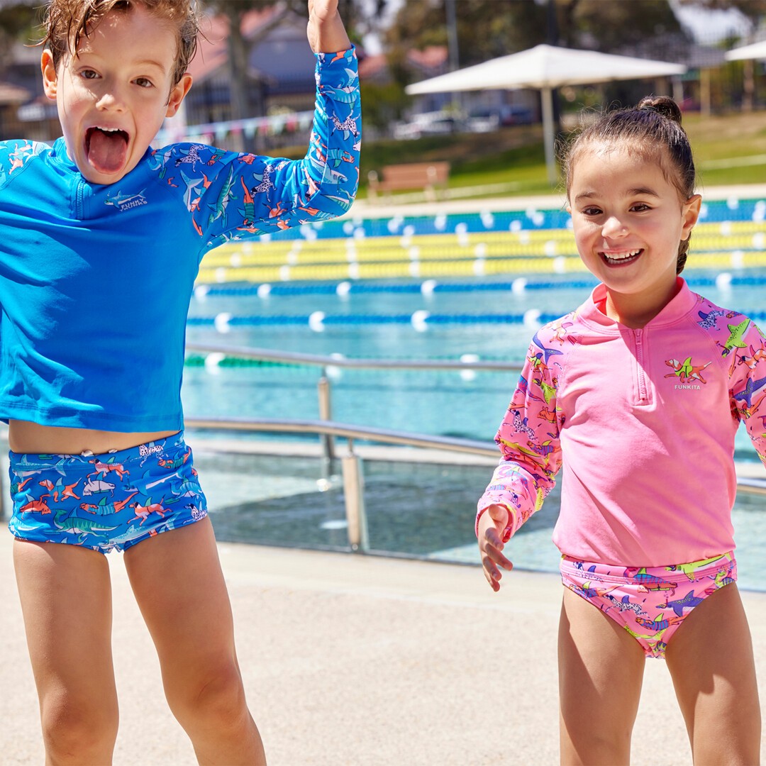 Fin Swimming Toddler Boy's Zippy Rash Vest