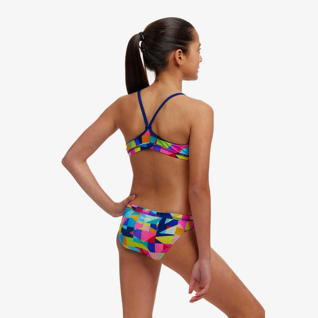 On The Grid Girl's Racerback Two Piece