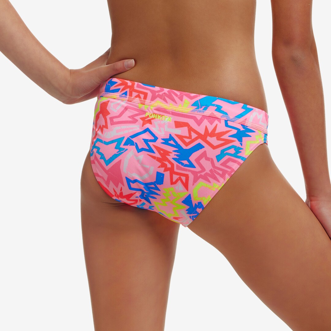 Rock Star Girl's Sports Brief
