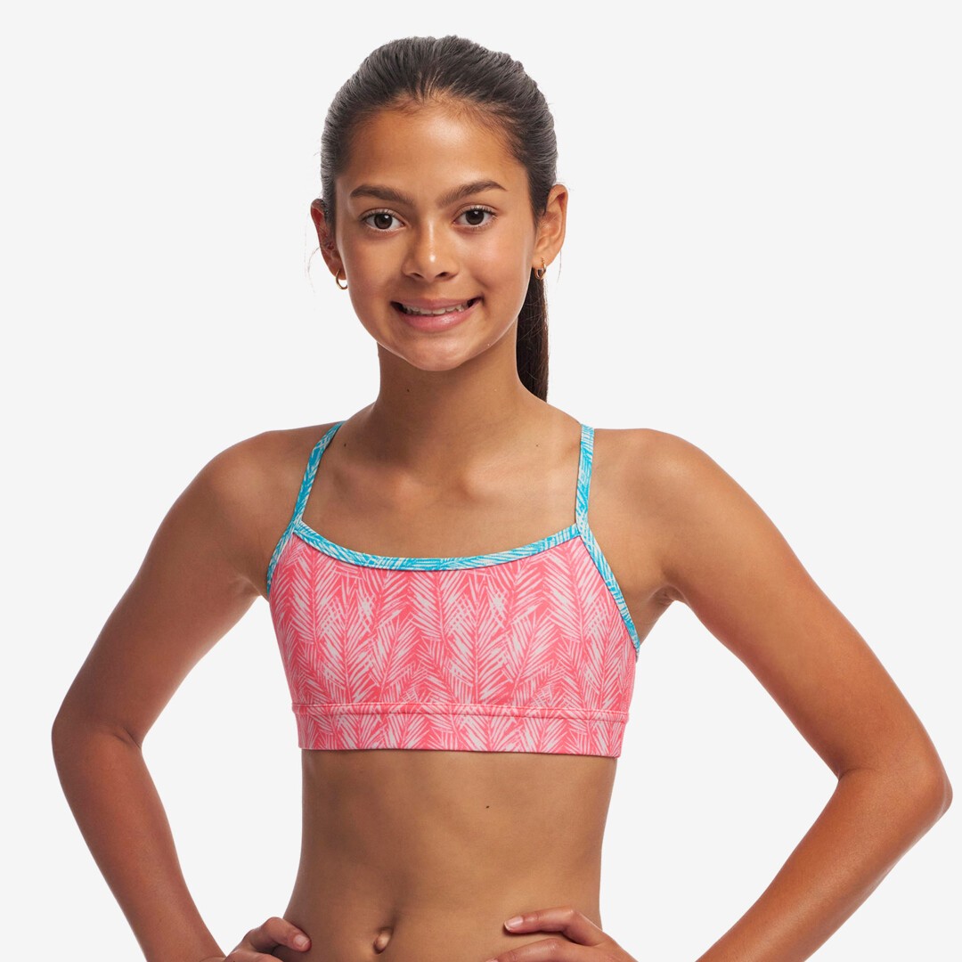 Sweet Releaf Girl's Swim Crop Top