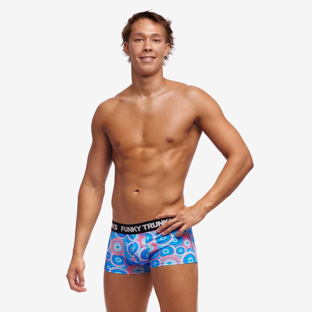 Bundjalung Blue Men's Underwear Trunks