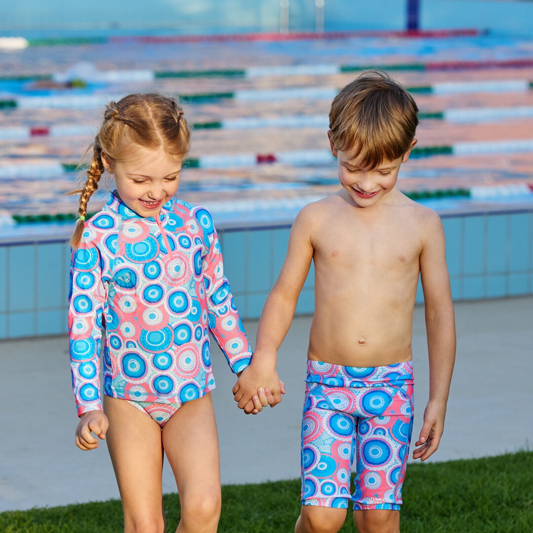 Bundjalung Blue Toddler Boy's Miniman Jammers