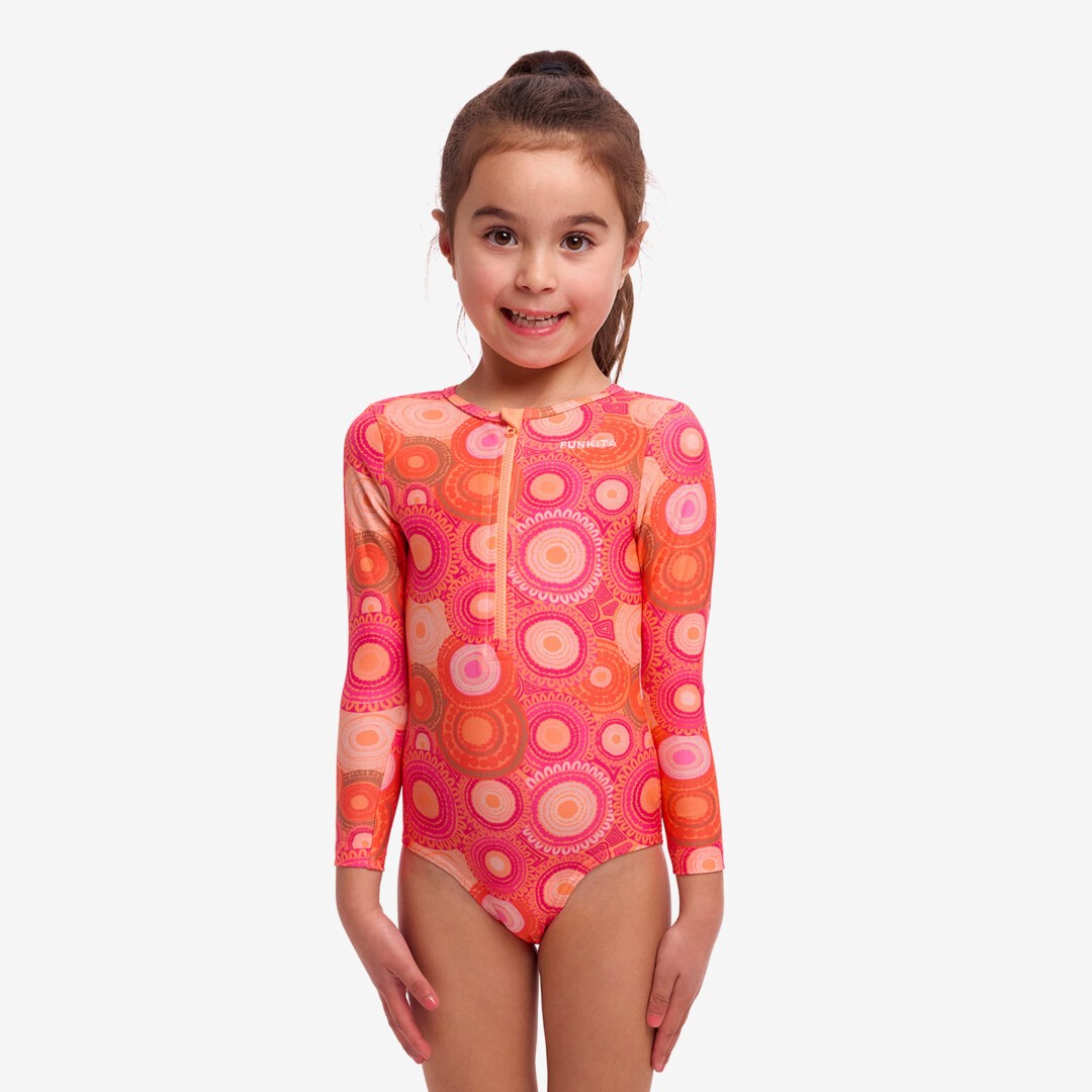 Ahelhe Toddler Girl's Sun Cover One Piece