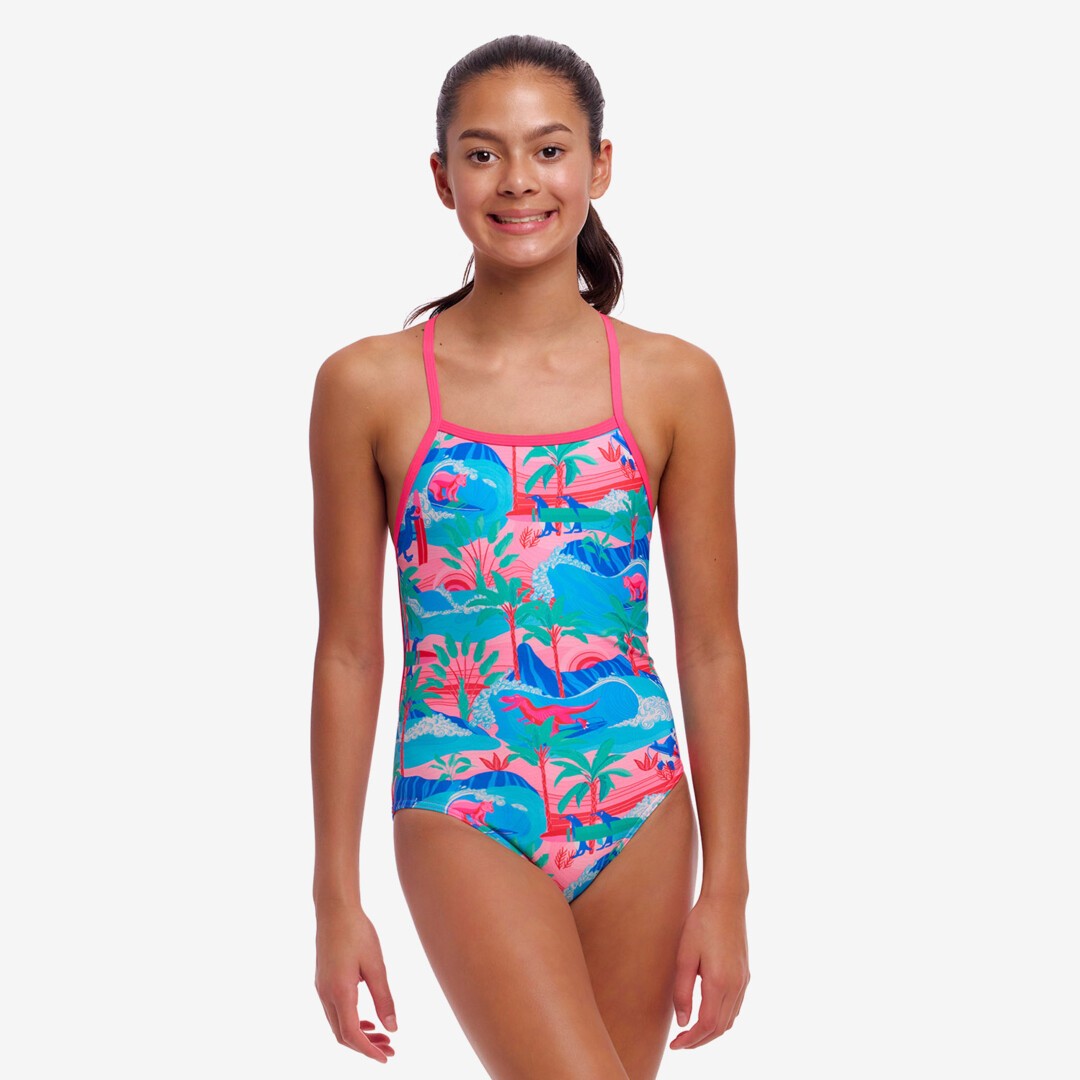 Dudette Girl's Strapped In One Piece