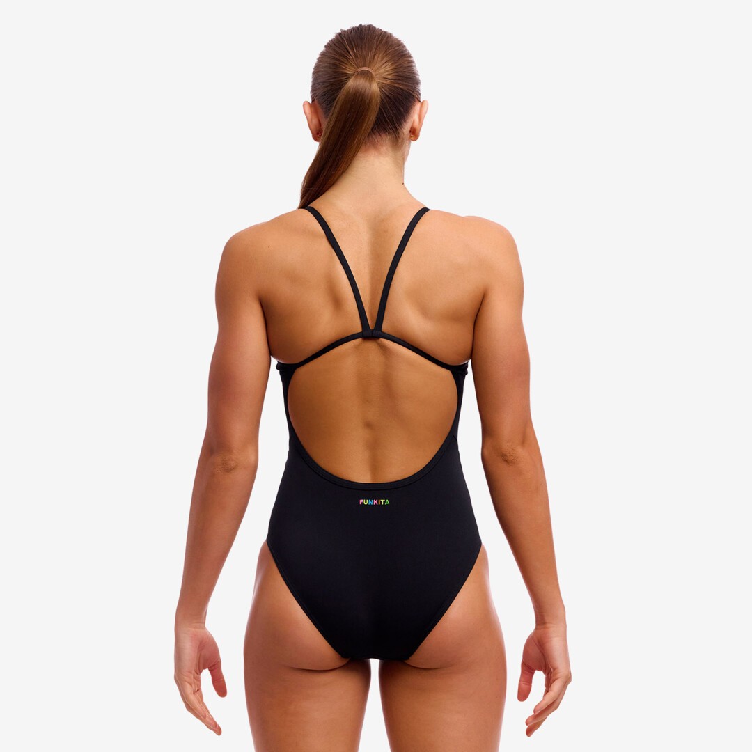 Still Black Ladies Padded Single Strap One Piece
