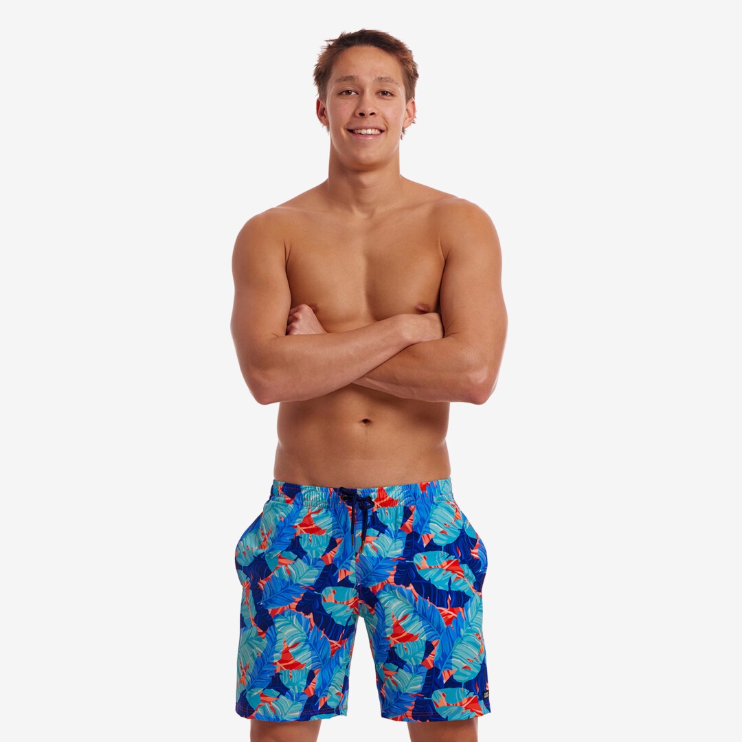 Lotsa Leaves Men's Long Johnny Short