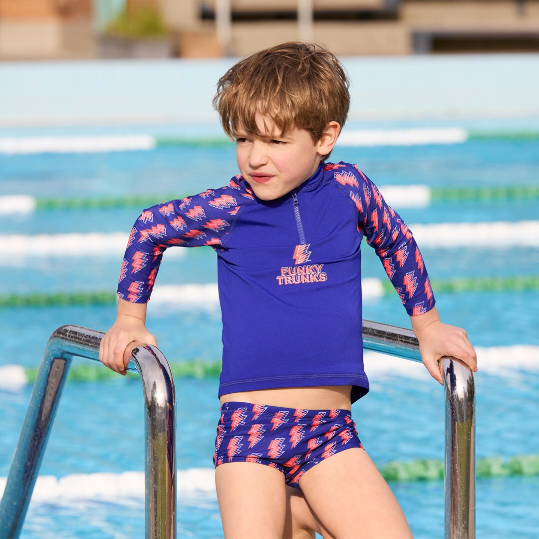 Flash Toddler Boy's Zippy Rash Vest