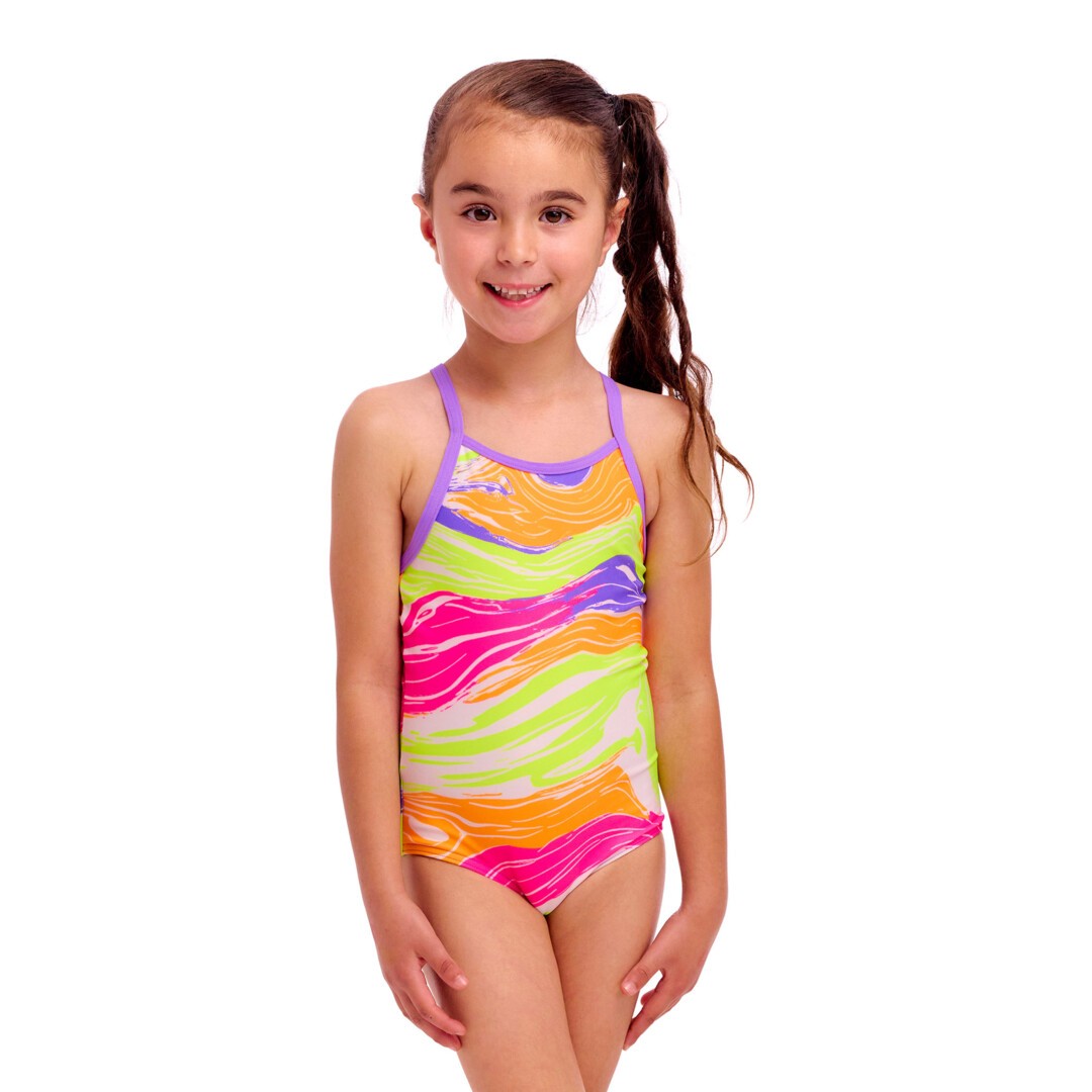 Colour Contour Toddler Girl's Printed One Piece