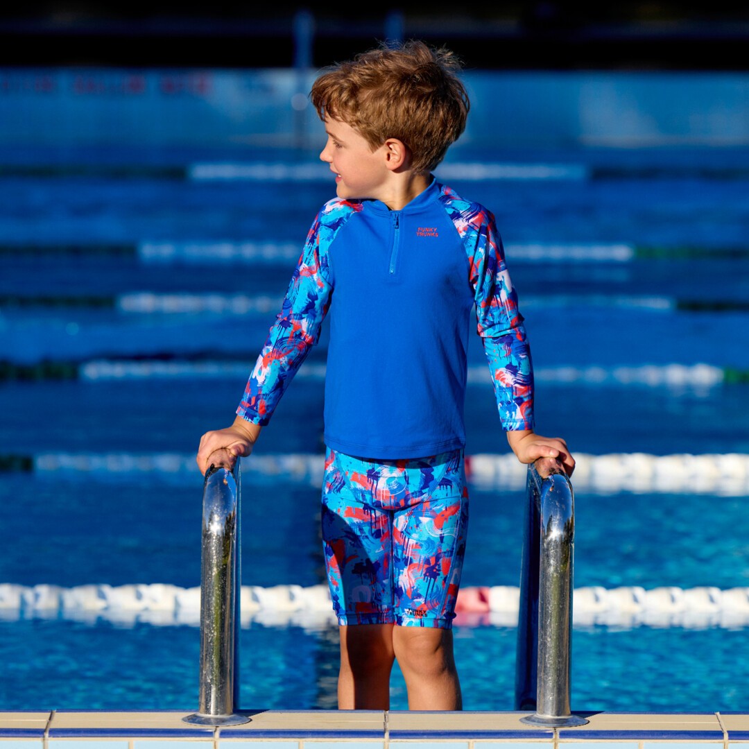 Messy Messy Messy Toddler Boy's Zippy Rash Vest