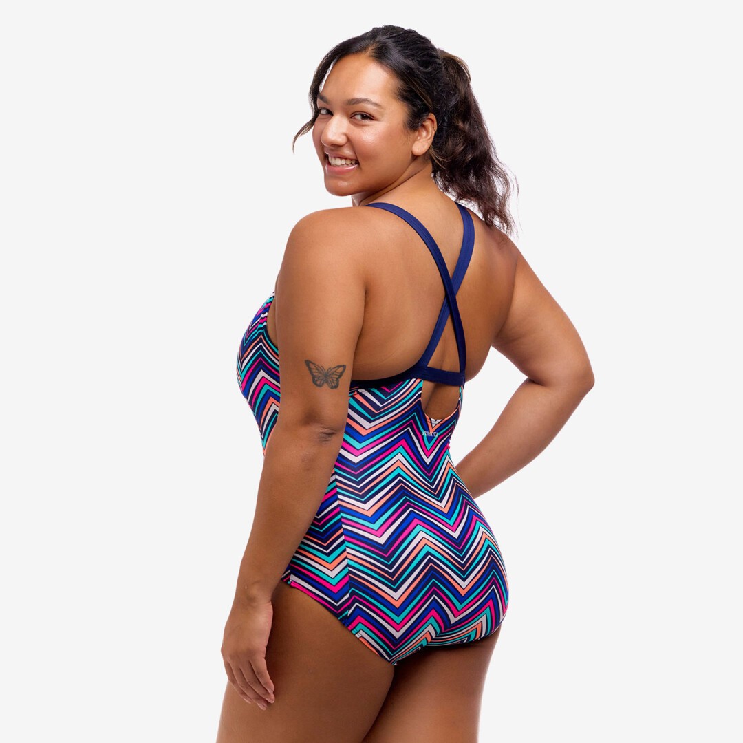 Point Out Ladies Brace Me Back One Piece