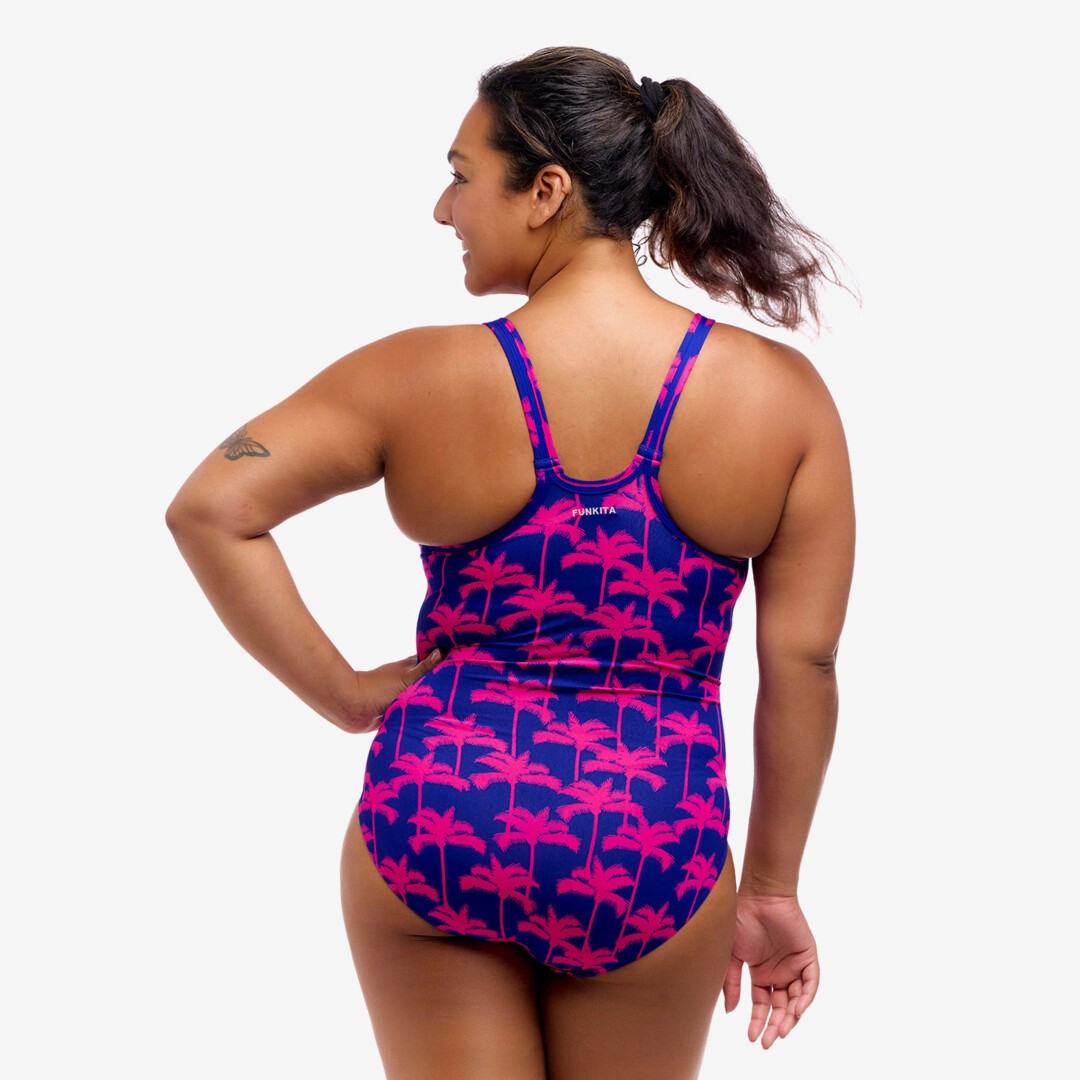 Pinky Palms Ladies Locked In Lucy One Piece