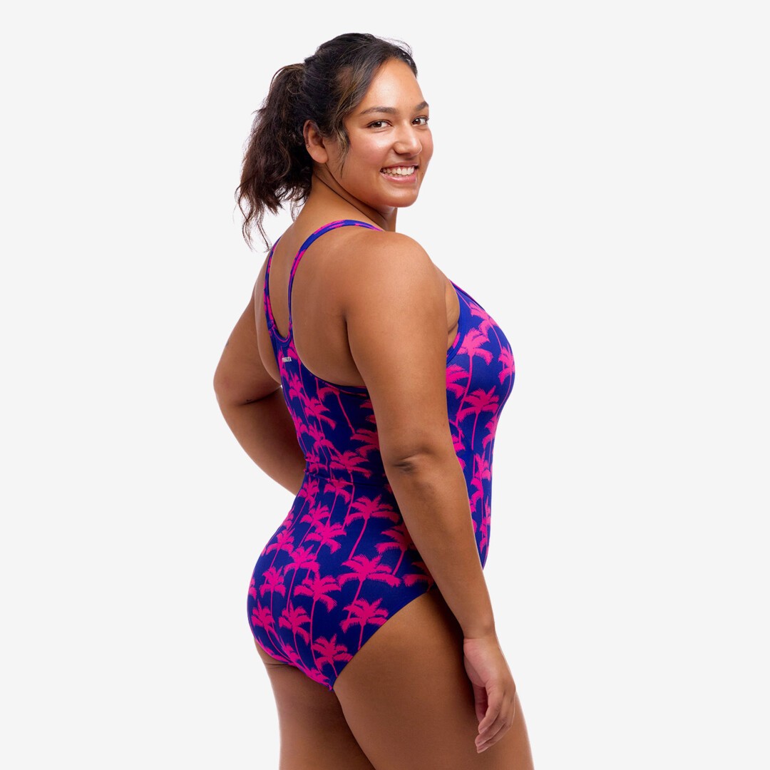 Pinky Palms Ladies Locked In Lucy One Piece