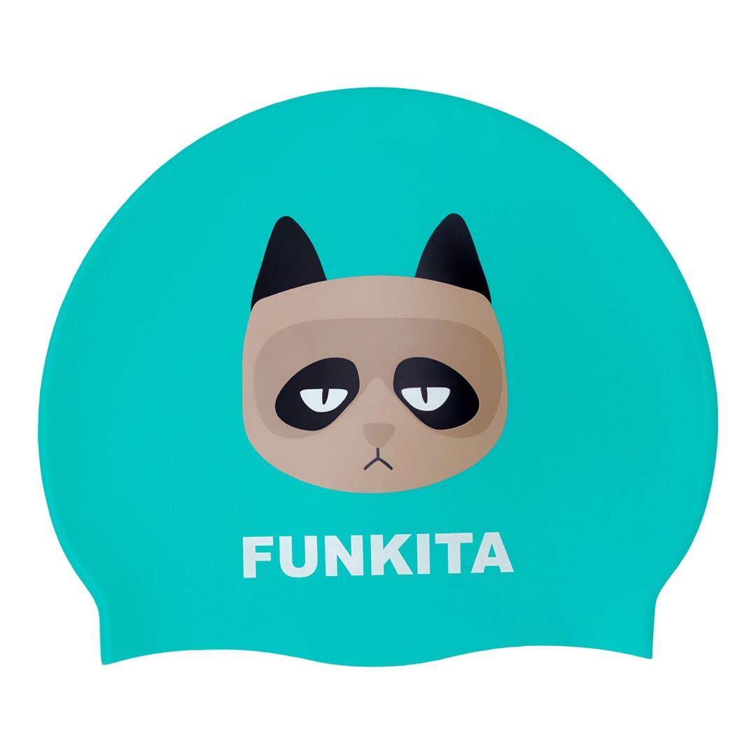 Still Grumpy  Silicone Swimming Cap