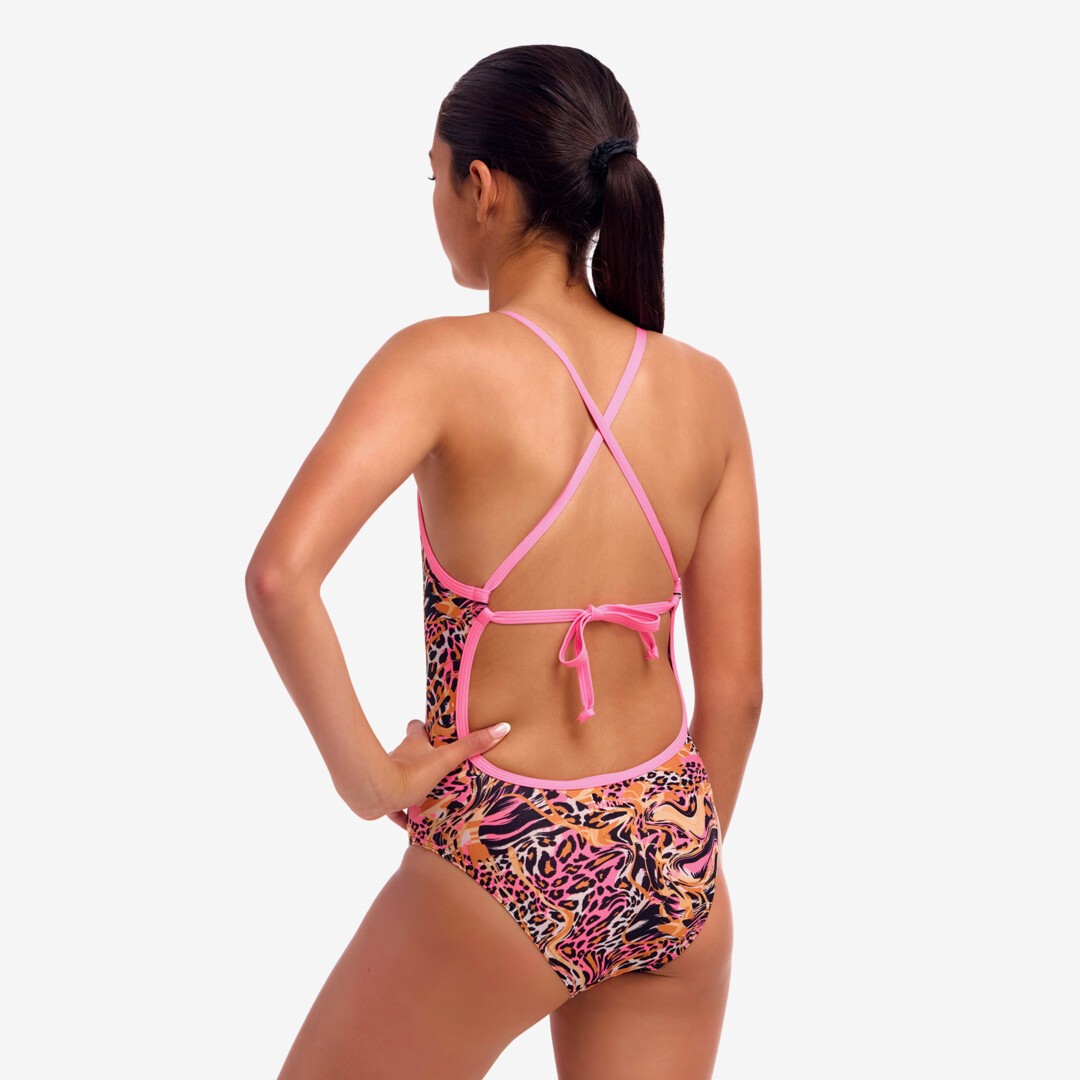 Tipsy Tiger Girl's Tie Me Tight One Piece