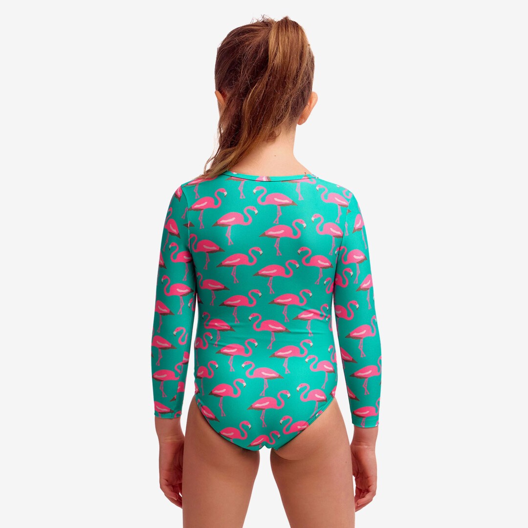Go Flamingo! Toddler Girl's Sun Cover One Piece